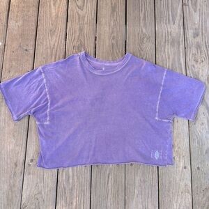 Free People Crop Tee